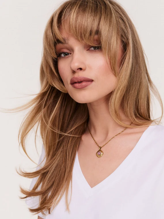 White blouse with short sleeves