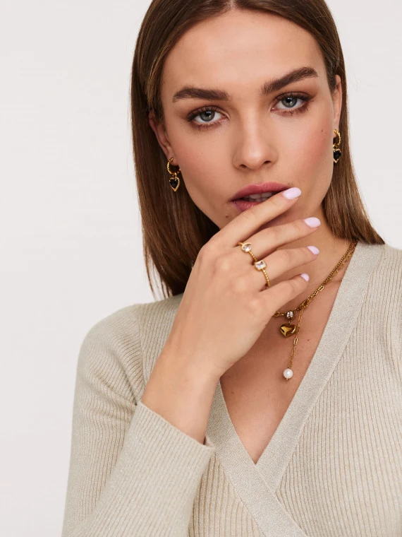Set of two copper onesize rings