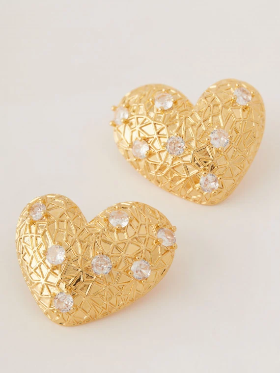 Heart-shaped earrings
