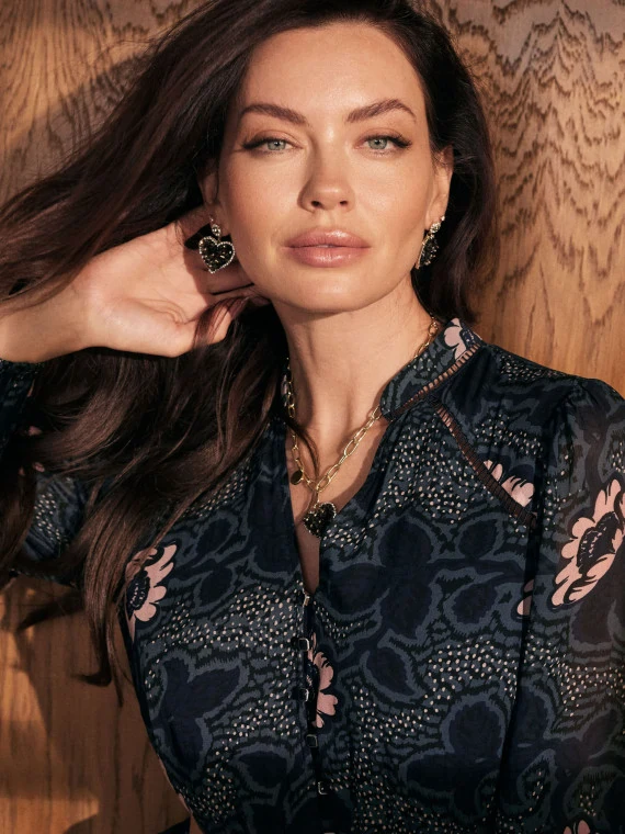 Heart-shaped earrings