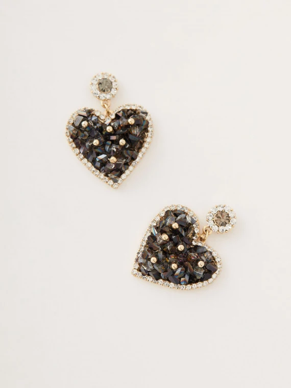 Heart-shaped earrings