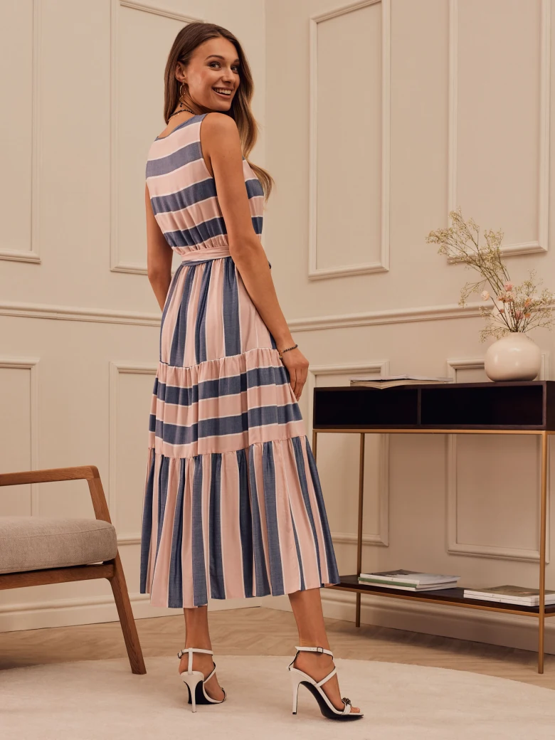 LONG STRIPED DRESS