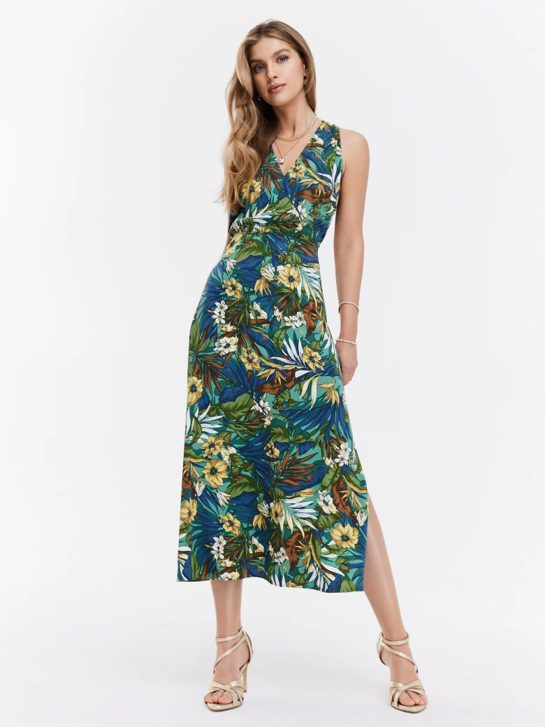 Floral maxi dress