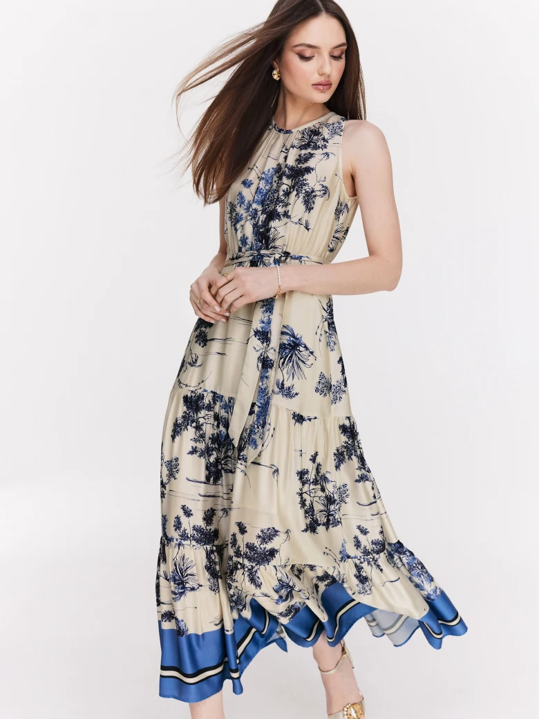 Simple white mid-thigh dress