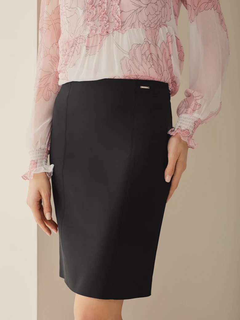ETHEREAL BLOUSE WITH BOW AT THE BACK