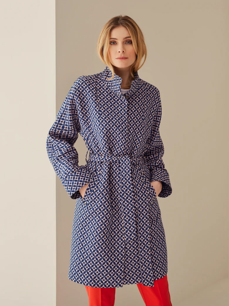 BOXY PATTERNED COAT
