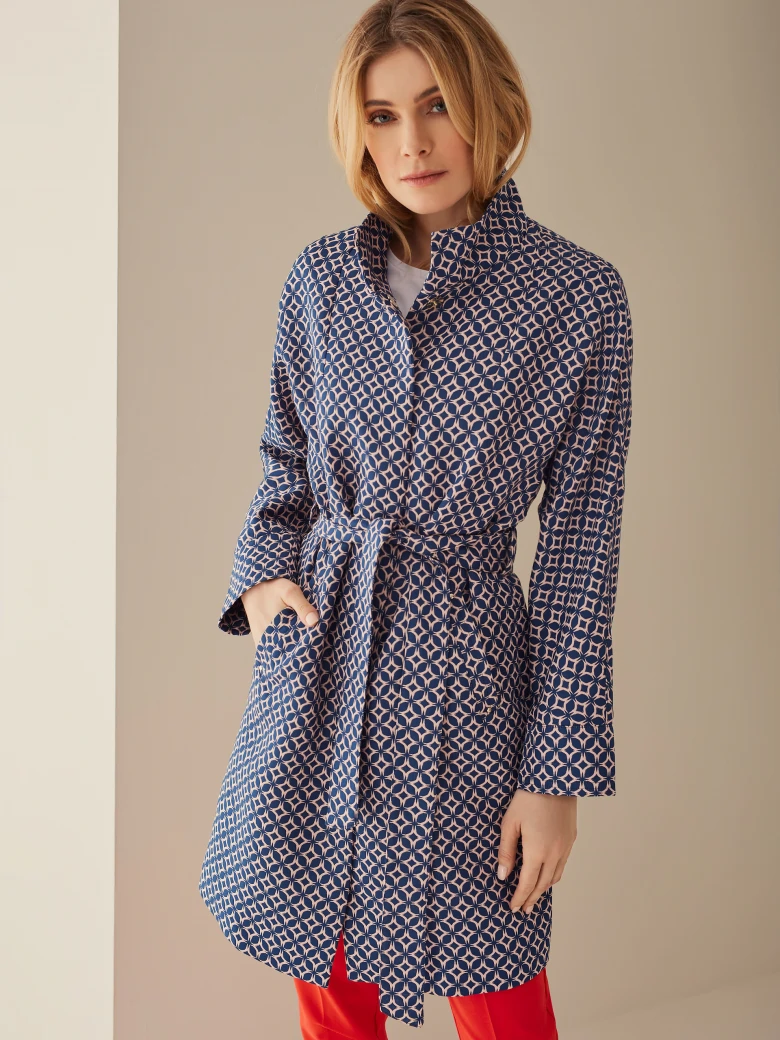 BOXY PATTERNED COAT