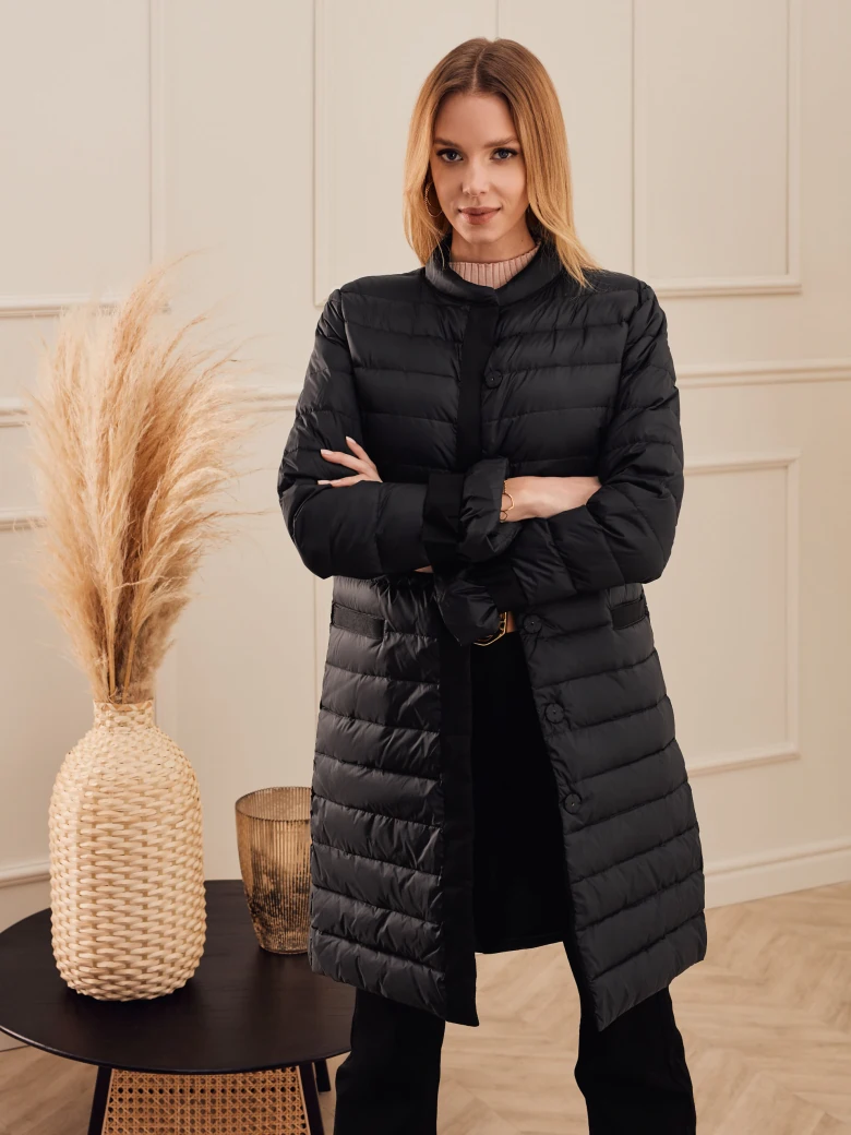 BLACK DOWN COAT