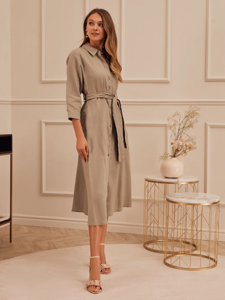 LINEN EMERY DRESS