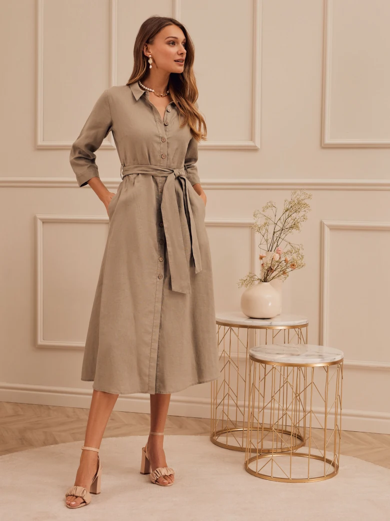 LINEN EMERY DRESS