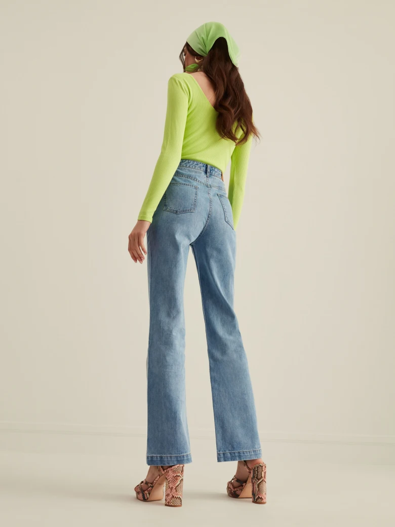 LIME GREEN LONG SLEEVE BODYSUIT