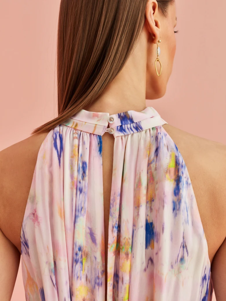 VICOSE FLARED DRESS