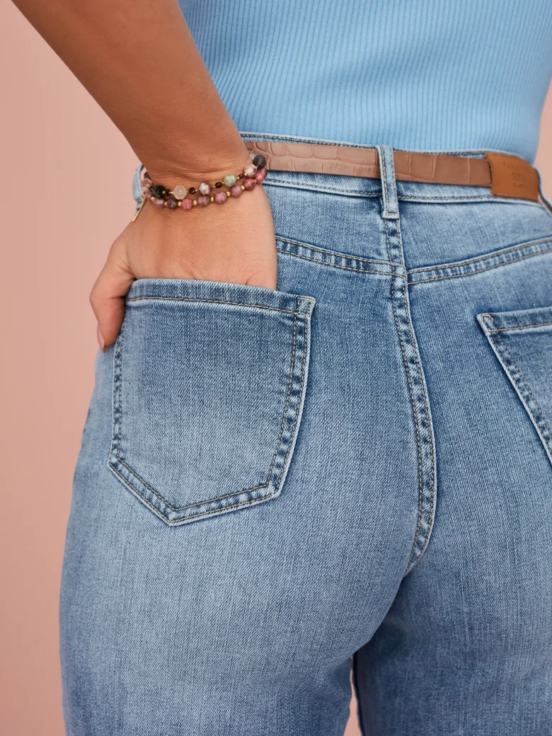 JEANSOWE SPODNIE CULOTTE