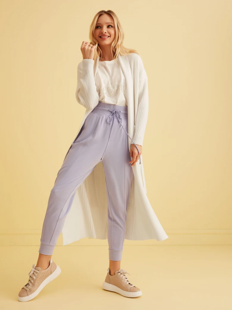 PURPLE TRACKSUIT PANTS