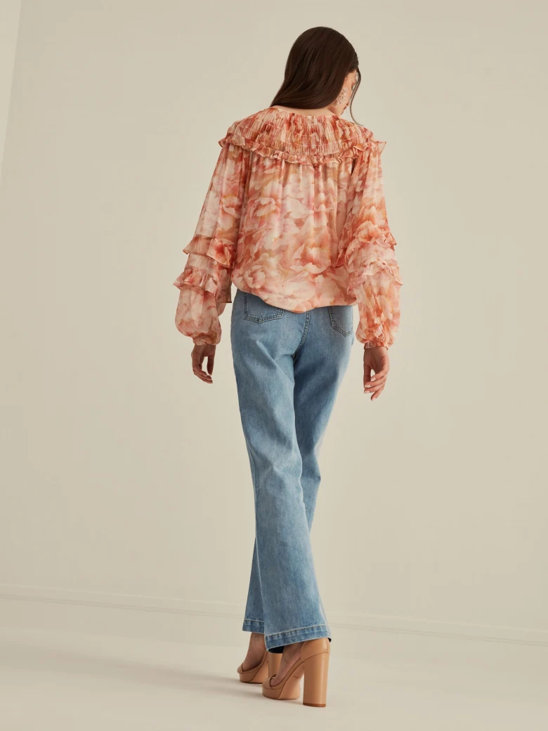 HIGH RISE FLARE JEANS