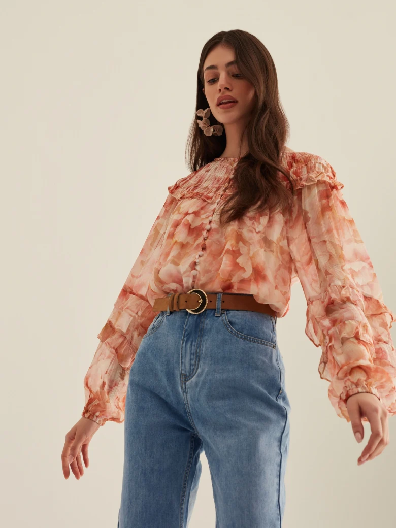 HIGH RISE FLARE JEANS