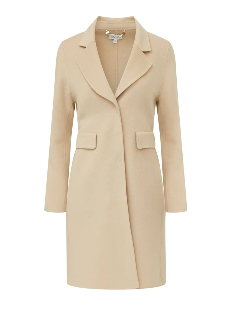Coat in ecru color