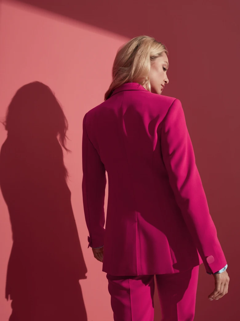 SINGLE-BREASTED PINK BLAZER