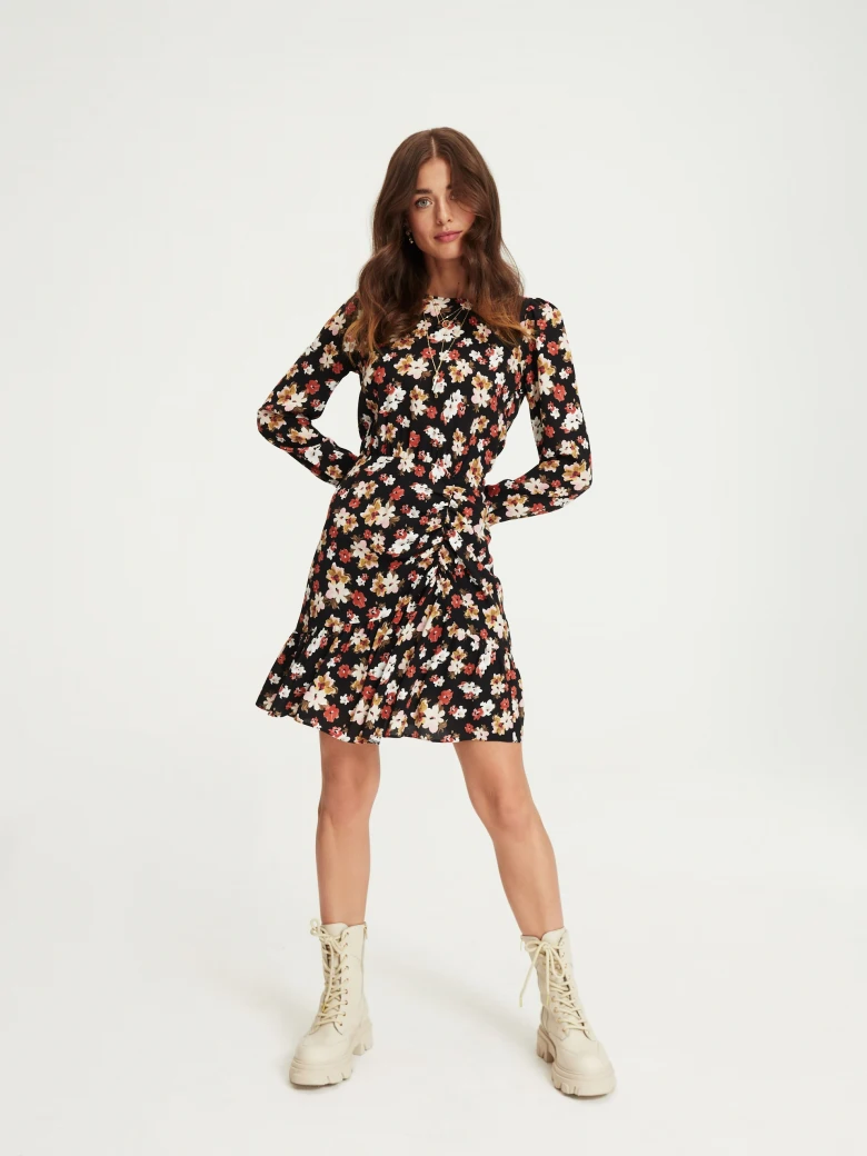 Mini floral dress