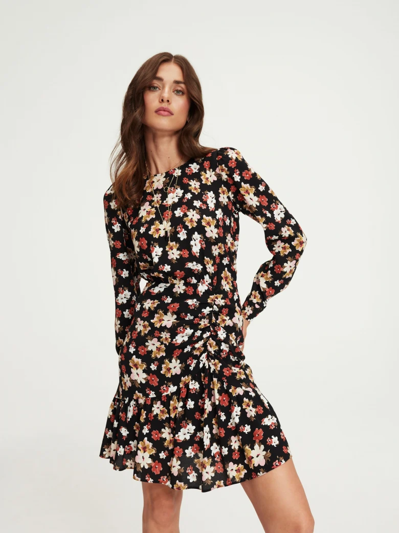 Mini floral dress