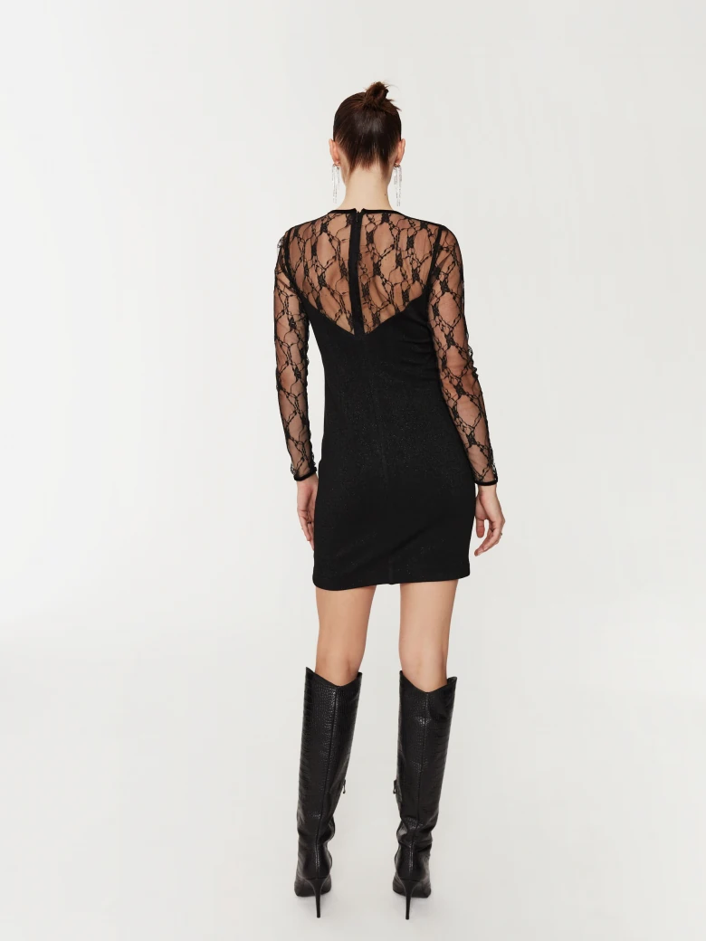 Metallic thread dress