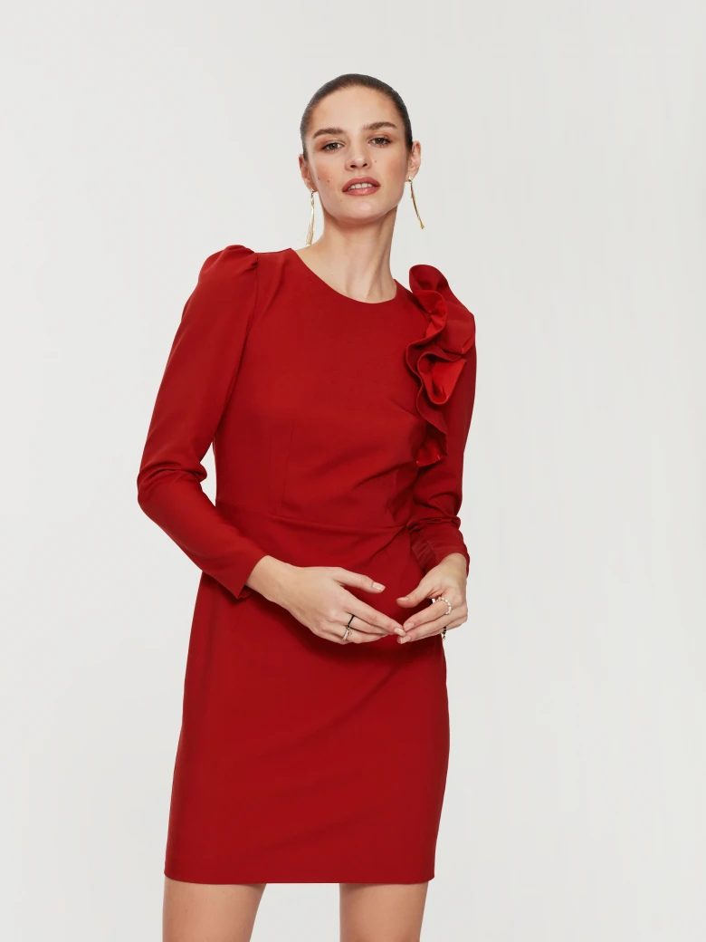 Czerwona sukienka mini