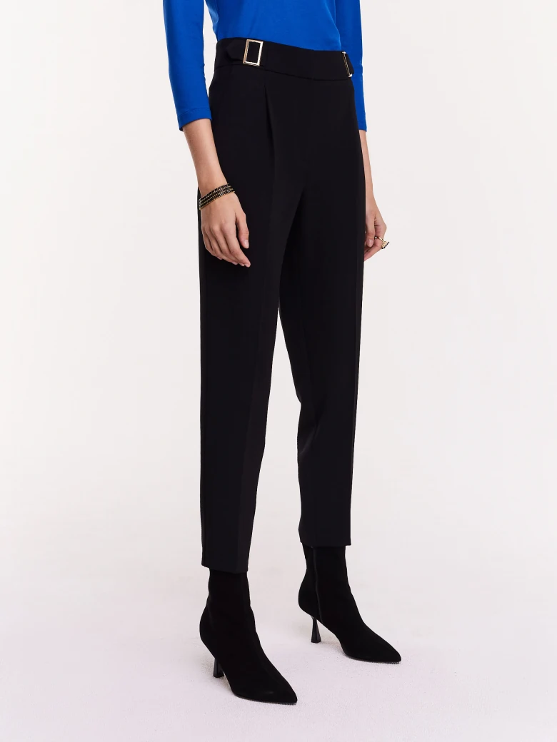 Black high-waisted pants