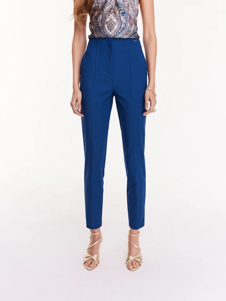 Cobalt suit pants