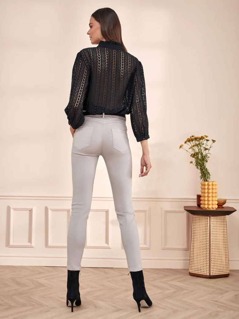 BLACK LACE BLOUSE