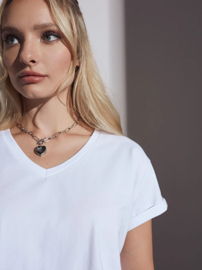 Classic white T-shirt