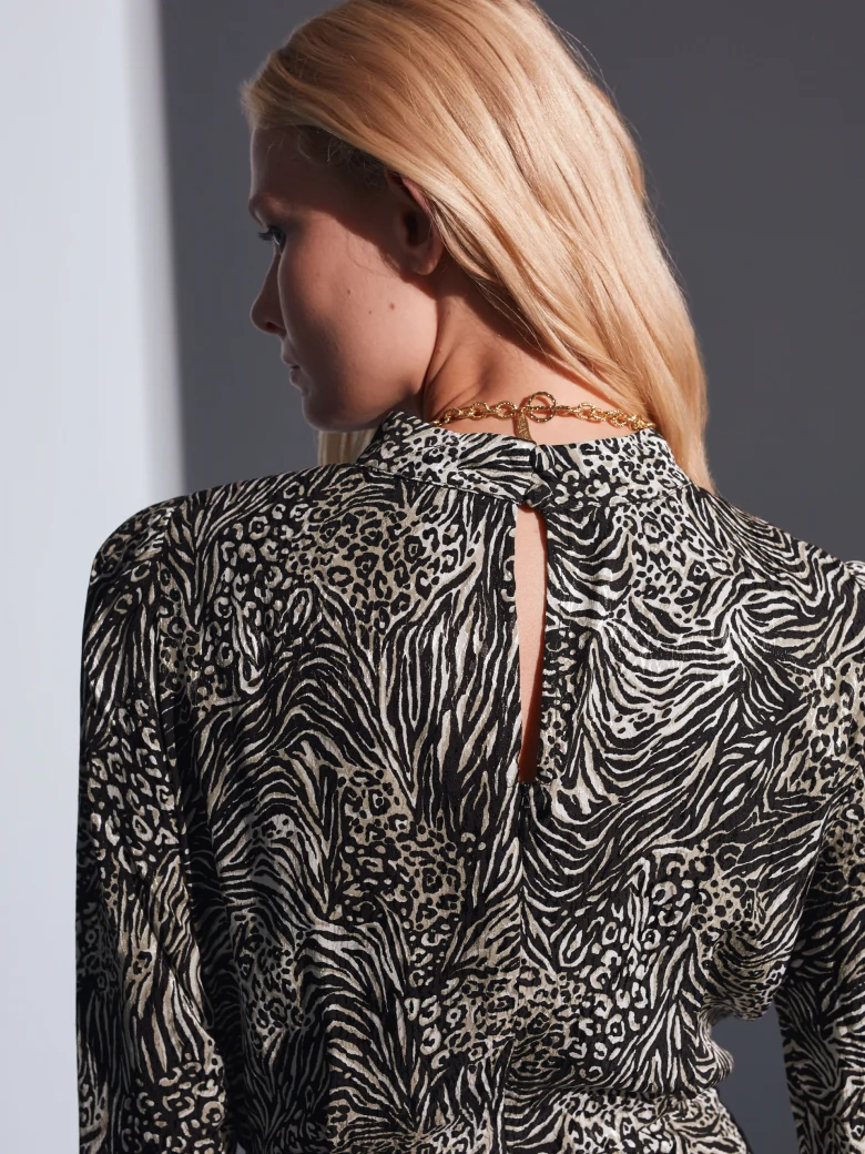 ANIMAL PATTERN DRESS