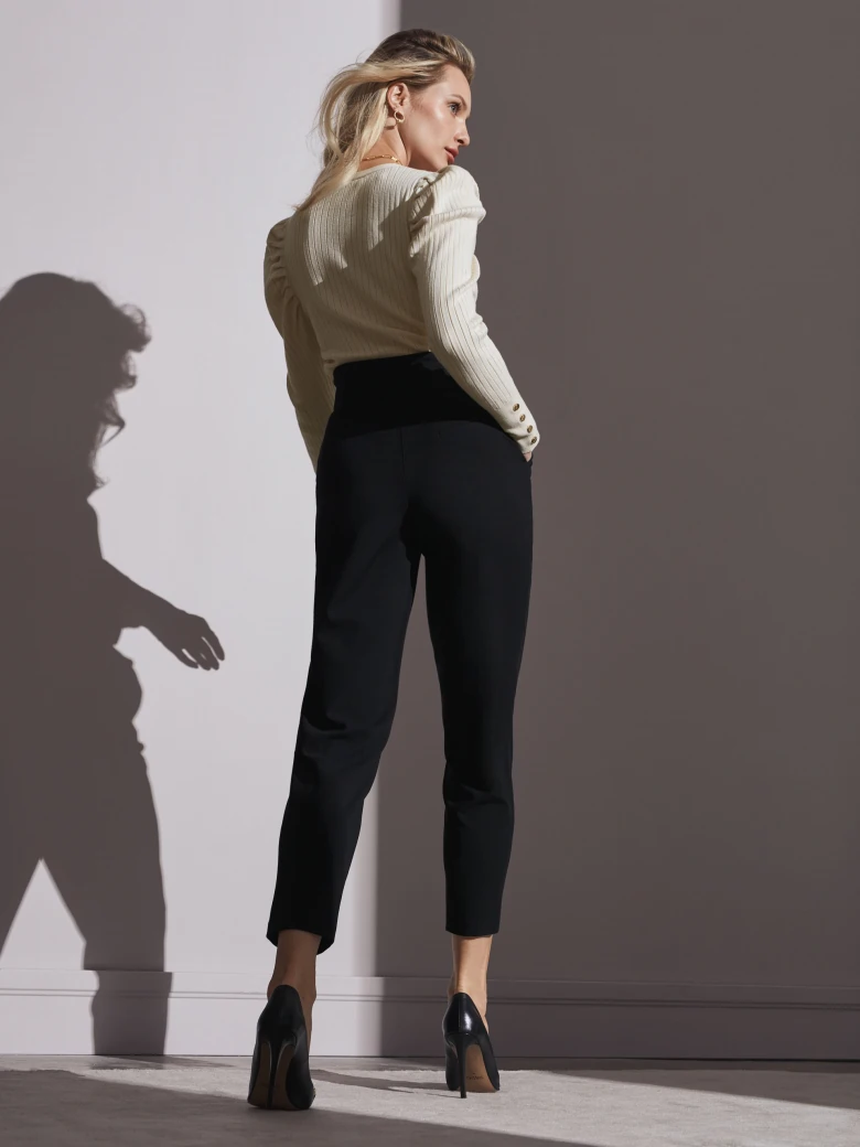 BLACK PANTS WITH BELT