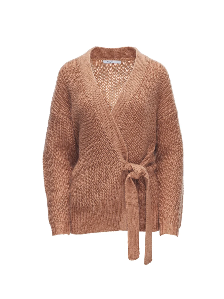 CARAMEL SWEATER WITH BINDING
