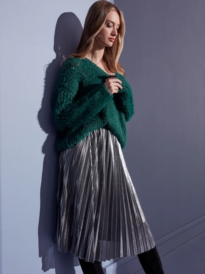 GREEN OVERSIZE SWEATER