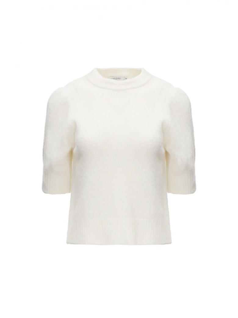 SHORT SLEEVE SWEATER