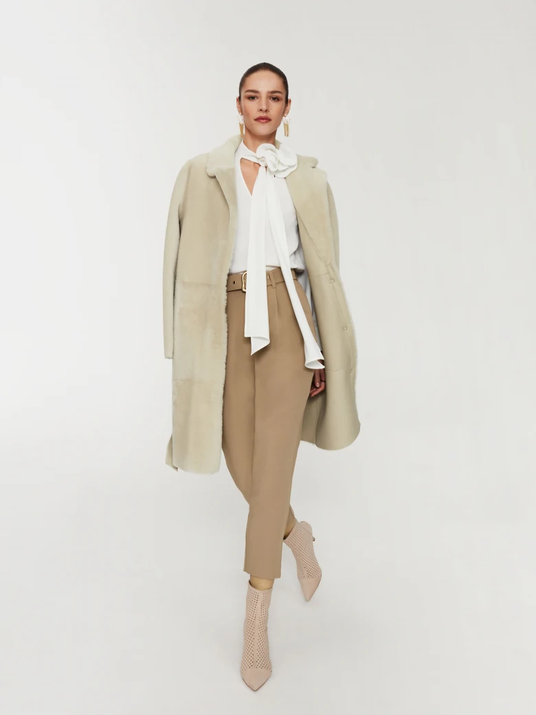 Merino robe coat