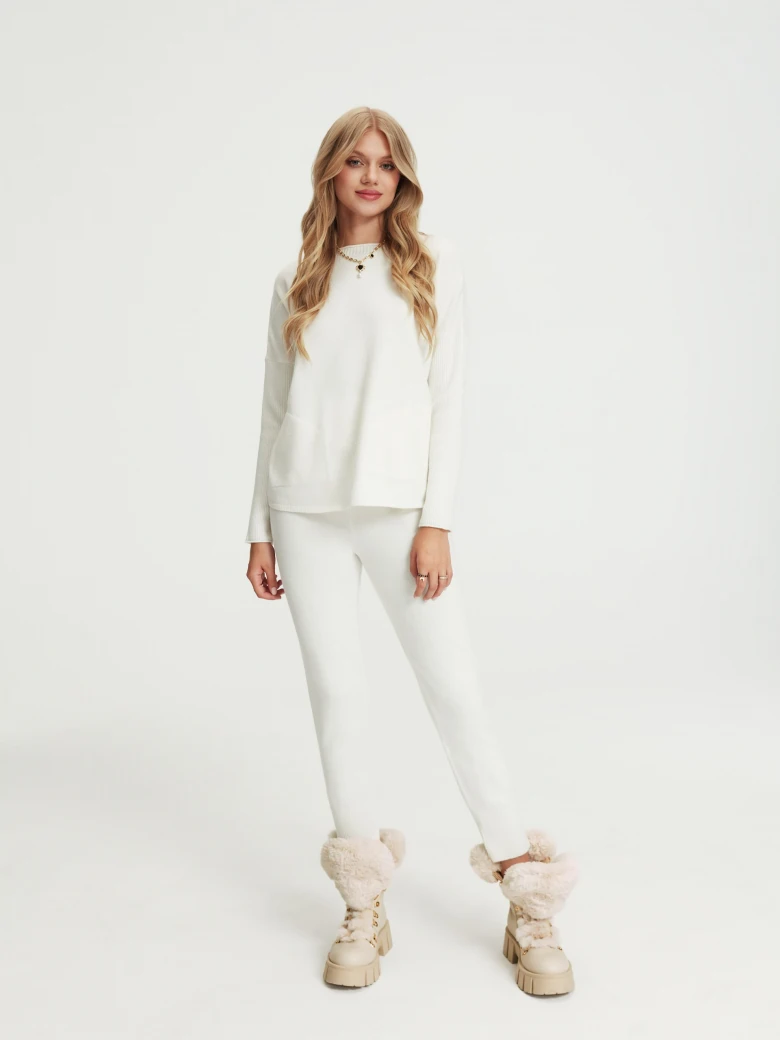 Cream loose sweater