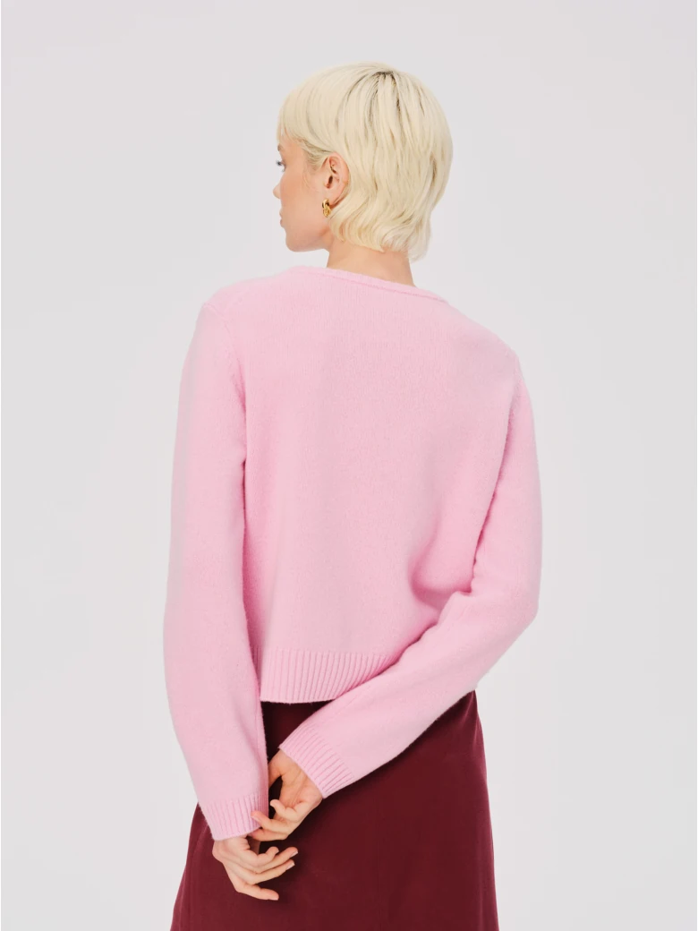 Light pink wool sweater