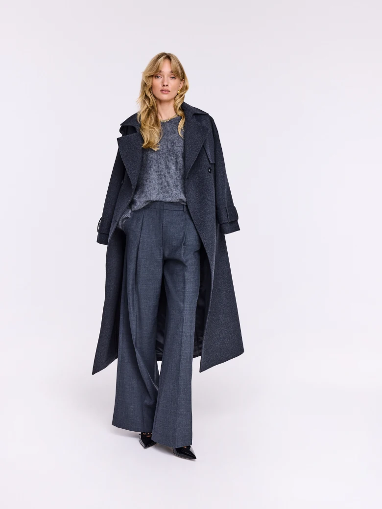Dark gray cashmere sweater