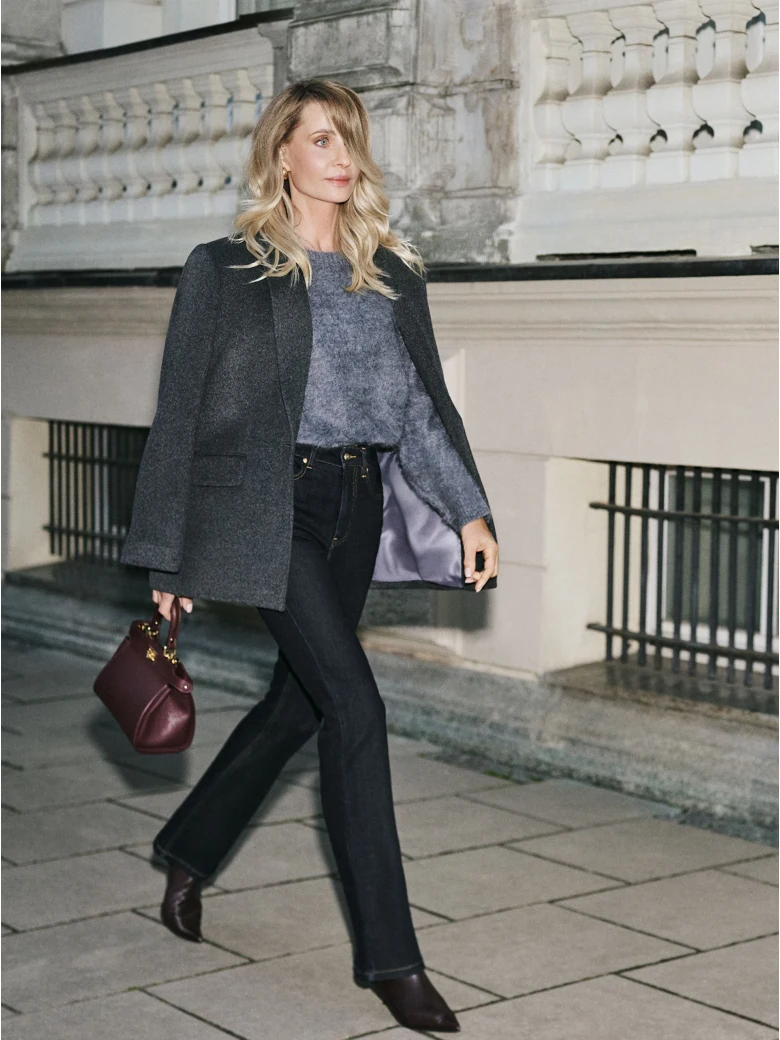 Dark gray cashmere sweater