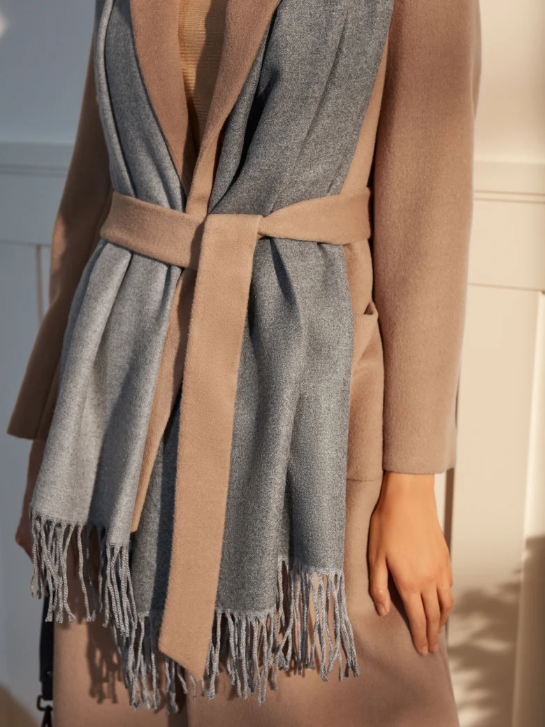 WOOL AND ANGORA COAT