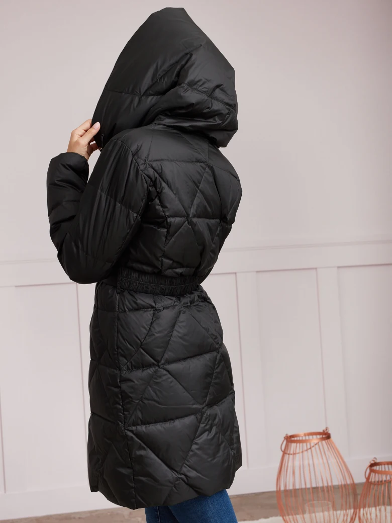 DOWN COAT WITH HOOD