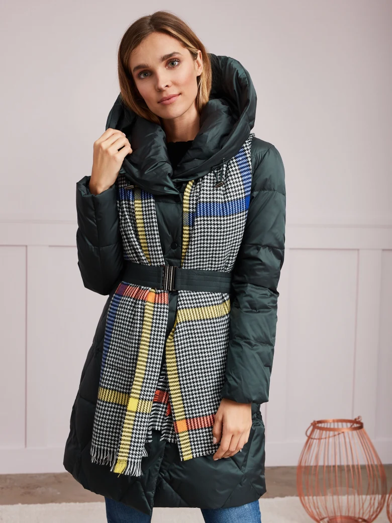 DOWN COAT WITH HOOD