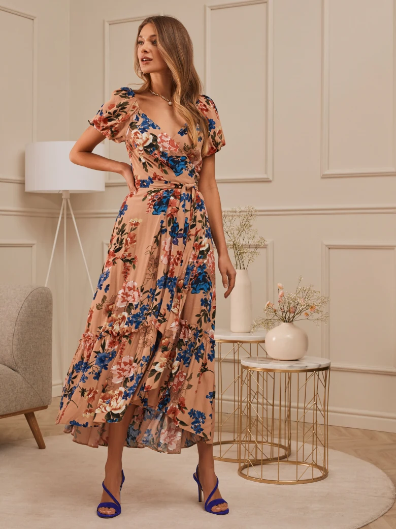 ENVELOPE FLORAL DRESS