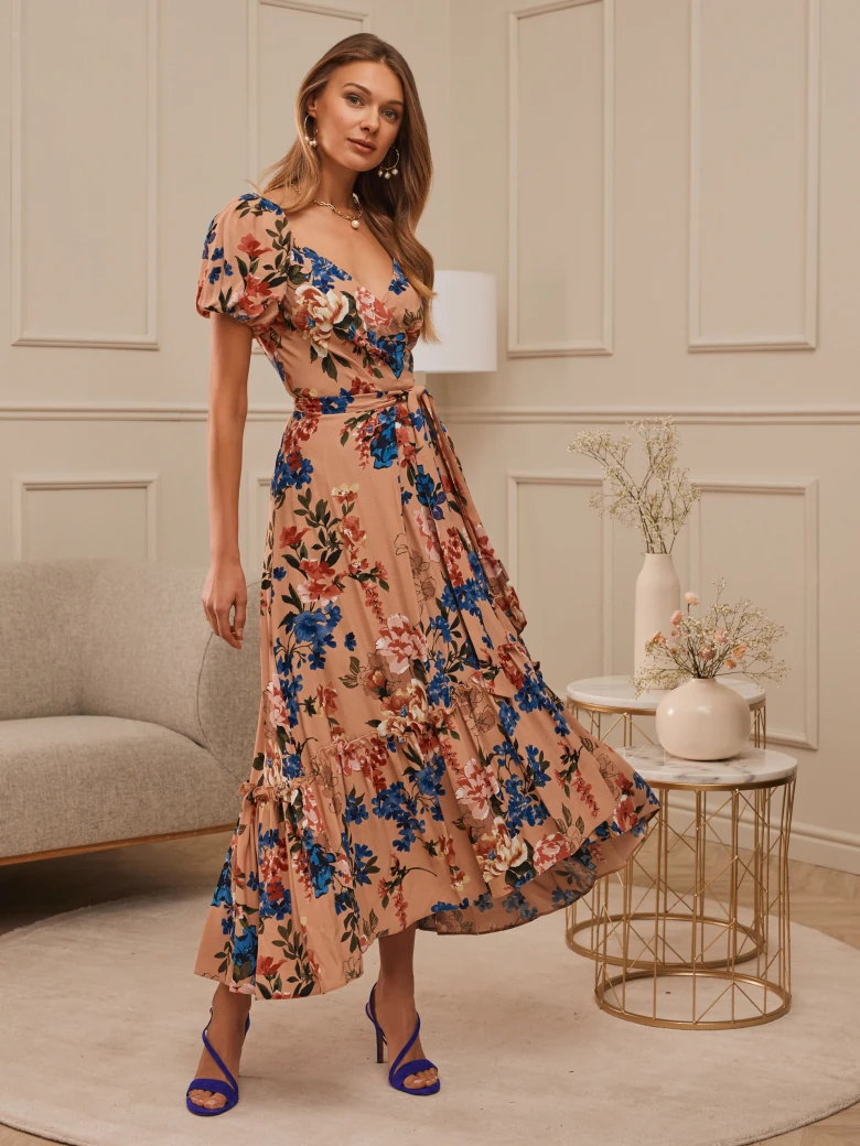 ENVELOPE FLORAL DRESS