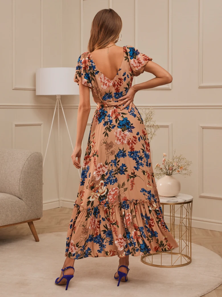ENVELOPE FLORAL DRESS