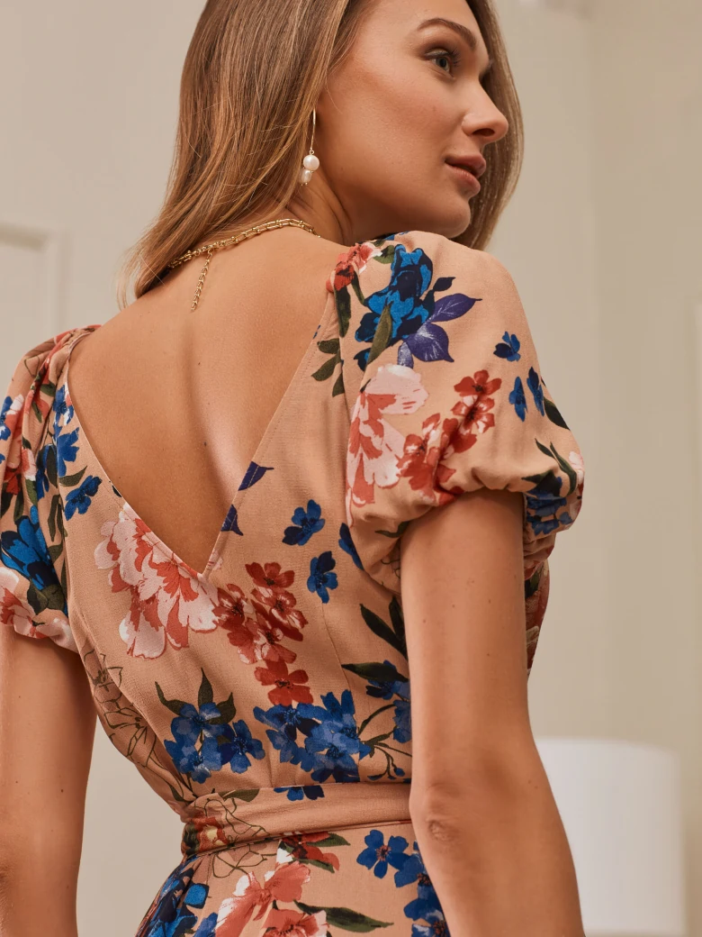 ENVELOPE FLORAL DRESS