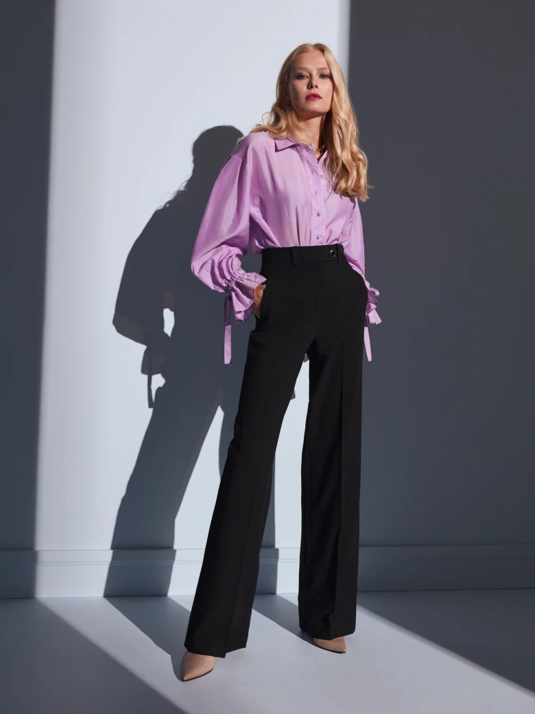 Wide suit trousers