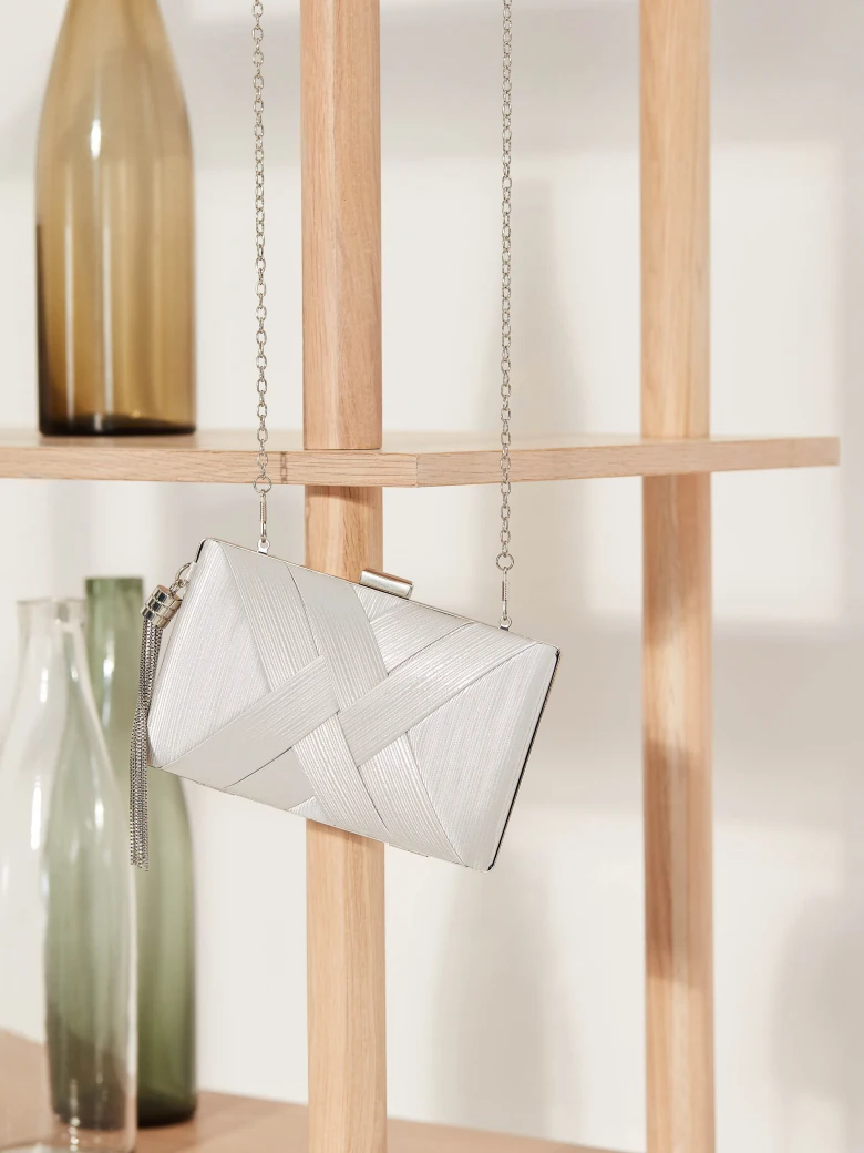 SILVER BOX BAG