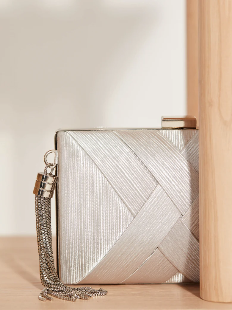 SILVER BOX BAG